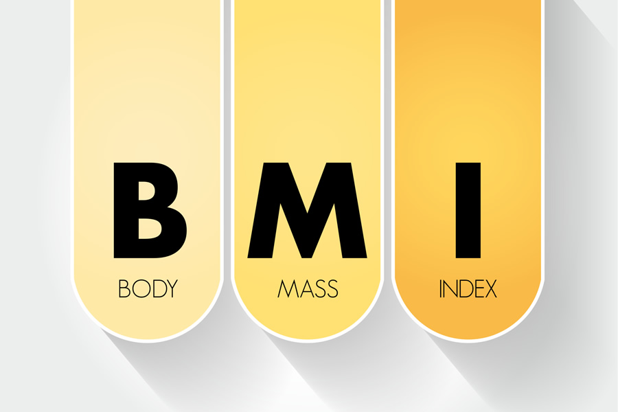 body mass index (BMI)